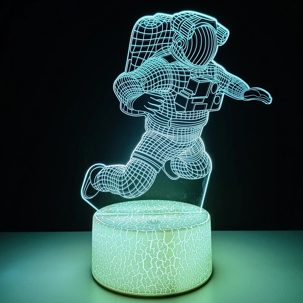 Astronaut Space Themed 3D Led Night Light Spaceman Dimmable Atmosphere Table Lamp Children Bed Room Decor Christmas Gifts Astronaut Space Themed 3D Led Night Light Spaceman Dimmable Atmosphere Table Lamp Children Bed Room Decor Christmas Gifts