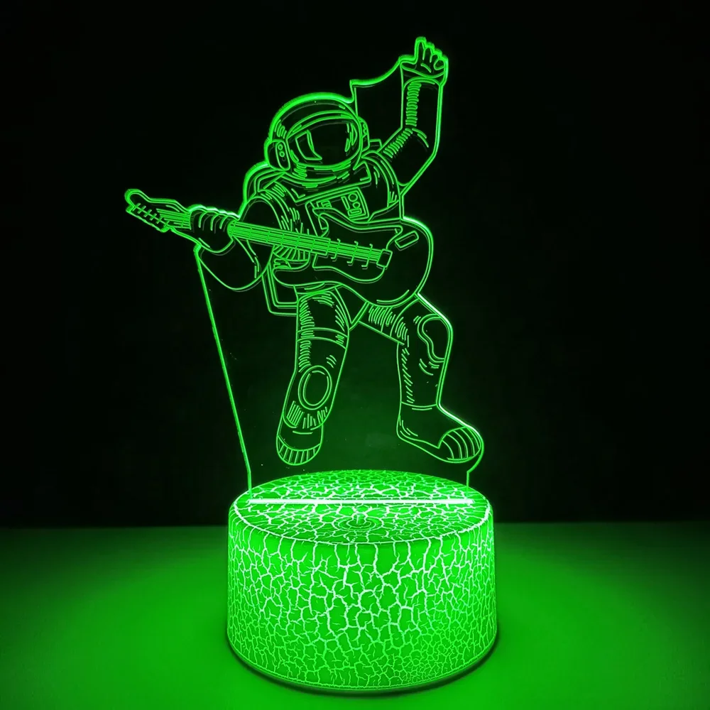 Astronaut Space Themed 3D Led Night Light Spaceman Dimmable Atmosphere Table Lamp Children Bed Room Decor Christmas Gifts Astronaut Space Themed 3D Led Night Light Spaceman Dimmable Atmosphere Table Lamp Children Bed Room Decor Christmas Gifts