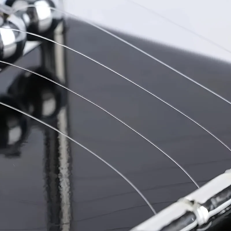 Classic Newtons Cradle Metal Desktop Ornament Black White Sphere Office Home Decor Desk Decoration for Living Room Bedroom Study Classic Newtons Cradle Metal Desktop Ornament Black White Sphere Office Home Decor Desk Decoration for Living Room Bedroom Study