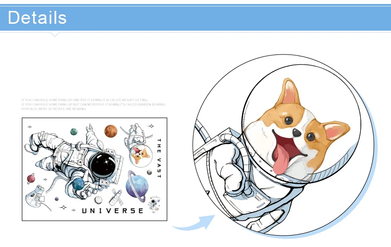 Astronaut Wall Stickers for Kids Room Nursery Kindergarten Decor Art Remvable PVC Tile Decals DIY Posters Murals Home Decoration Astronaut Wall Stickers for Kids Room Nursery Kindergarten Decor Art Remvable PVC Tile Decals DIY Posters Murals Home Decoration