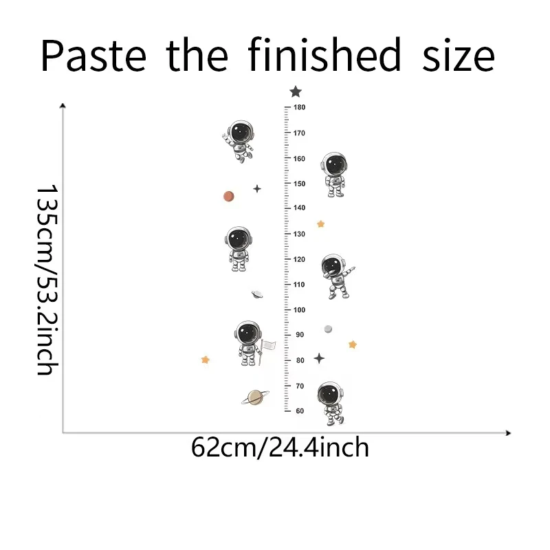 DIY Space Astronaut Wall Decal Boys' Room Wall Decal Decorative Children's Room Cosmic Sky Background Wall Art Wallpaper DIY Space Astronaut Wall Decal Boys' Room Wall Decal Decorative Children's Room Cosmic Sky Background Wall Art Wallpaper