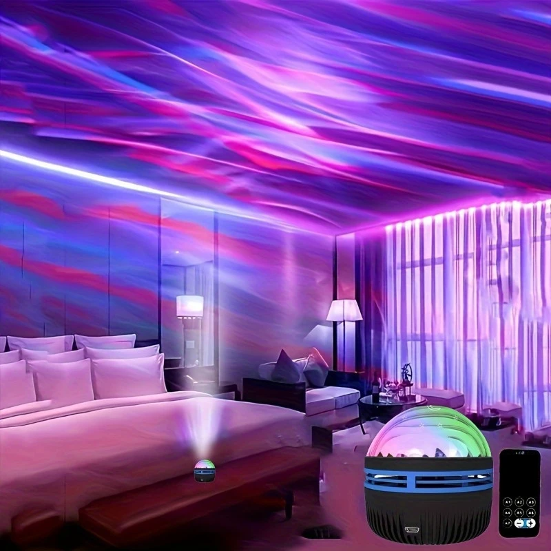 LED Galaxy Projection Light, 2-in-1 Northern Light Projector, Bedroom Night Light, Children's Room Decoration, Party Decoration LED Galaxy Projection Light, 2-in-1 Northern Light Projector, Bedroom Night Light, Children's Room Decoration, Party Decoration
