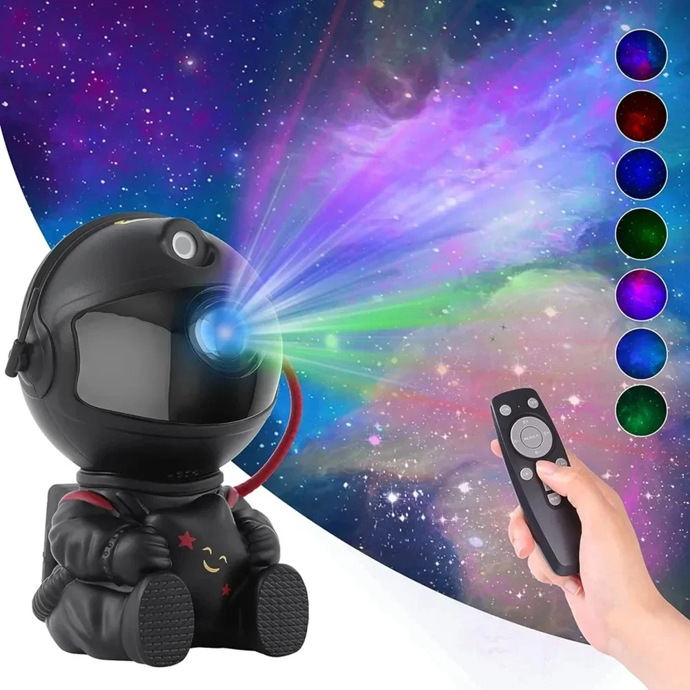 Astronaut Galaxy Projector Star Projector Galaxy Night Light Space Buddy Projector with Nebula Remote Control for Bedroom home