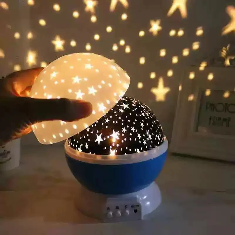 Starry Sky Projector Night Light Projector Baby Lamp Decor Rotating Starry Nursery Moon Galaxy Projector Table Night Lamp - Image 5
