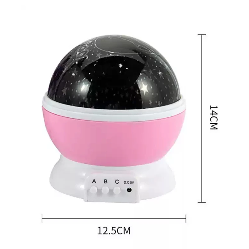 Starry Sky Projector Night Light Projector Baby Lamp Decor Rotating Starry Nursery Moon Galaxy Projector Table Night Lamp - Image 6