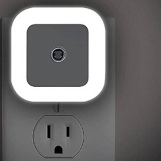 Night Light LED Soft White Color Light Control Night Lamp for Bedroom Corridor ‑ LED Night Light White Night Lamp