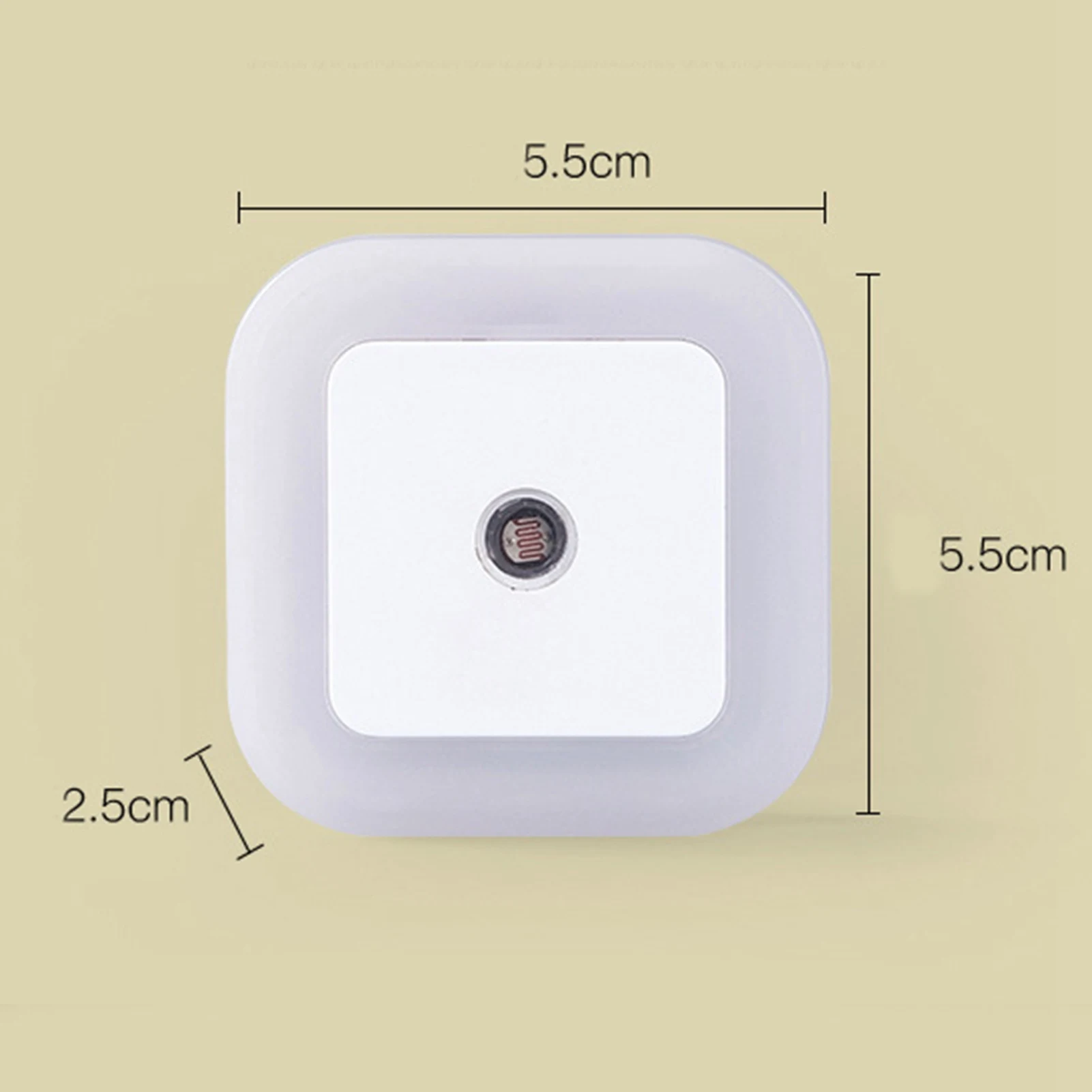 Night Light LED Soft White Color Light Control Night Lamp for Bedroom Corridor ‑ LED Night Light White Night Lamp