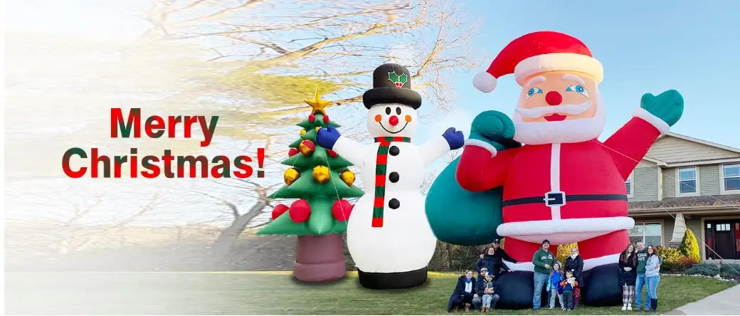 2024 Hot Sale Large Christmas Promotion Pvc Inflatable Snow Globe Photo Booth Christmas Ornaments Ball For Outdoor Decoration