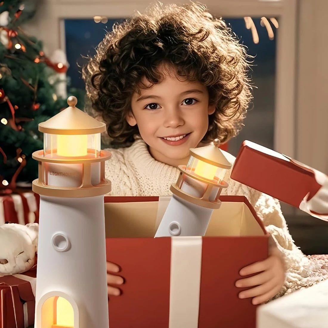 Moon Lamp Projector Night Light Lighthouse Decor Light Galaxy Projector Rechargeable LED Aesthetic Table Lamp for Kids Boys Girl Moon Lamp Projector Night Light Lighthouse Decor Light Galaxy Projector Rechargeable LED Aesthetic Table Lamp for Kids Boys Girl