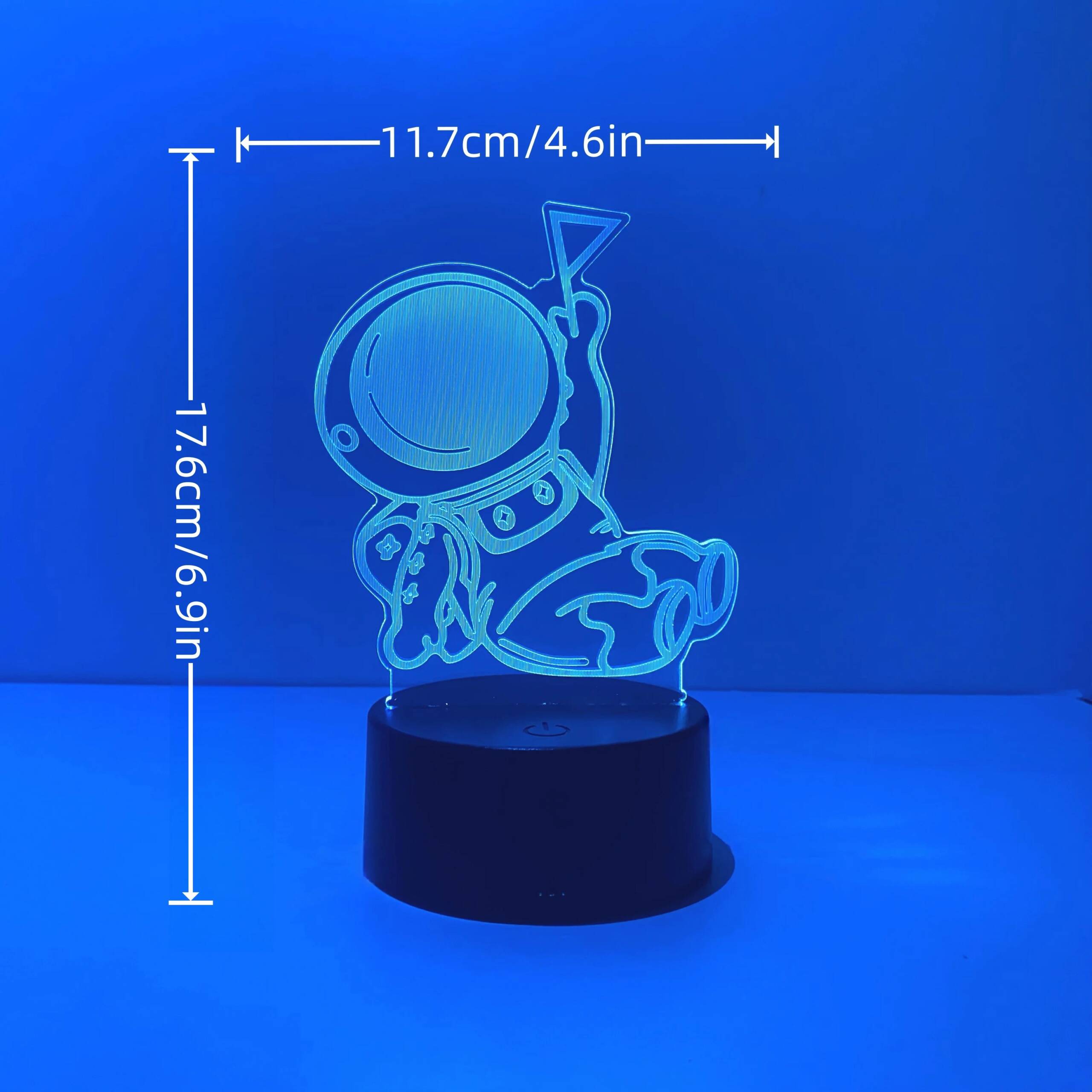 1pcs space astronaut 3D nightlight, USB interface, bedroom atmosphere light, birthday, holiday gift table light for friends.